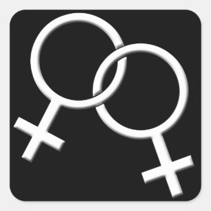 Gay Pride Stickers Same-Sex Lesbian Love Sticker