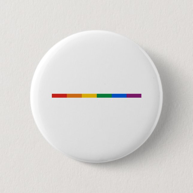 Gay Pride Stripe 6 Cm Round Badge (Front)