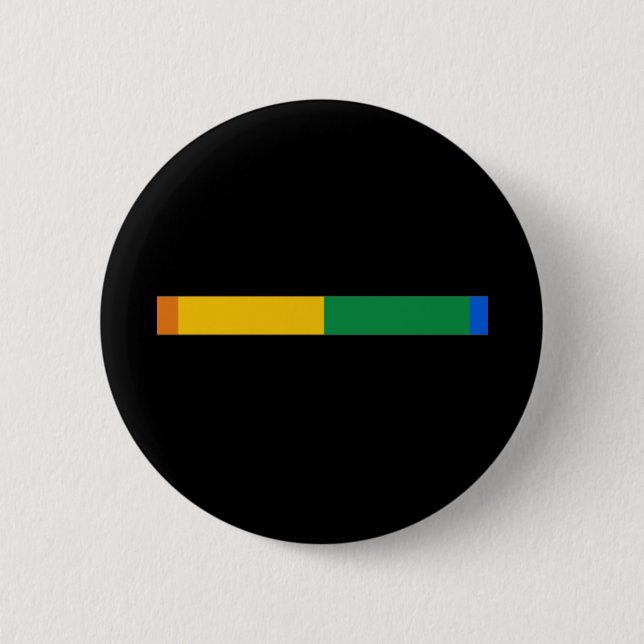 Gay Pride Stripe 6 Cm Round Badge (Front)