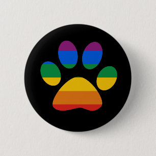 Gay Pride T-shirt 6 Cm Round Badge
