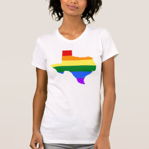 Gay Pride Texas Rainbow T-Shirt