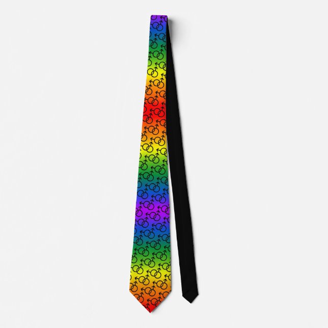 Gay Pride Ties Same-Sex Gay Pride Neckties (Front)