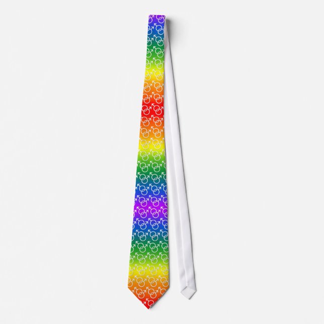 Gay Pride Ties Same-Sex Gay Pride Neckties (Front)