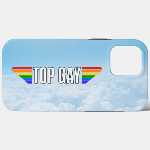 Gay Pride Top Gay Pride Rainbow Flag LGBT LGBTQ iPhone 13 Pro Max Case