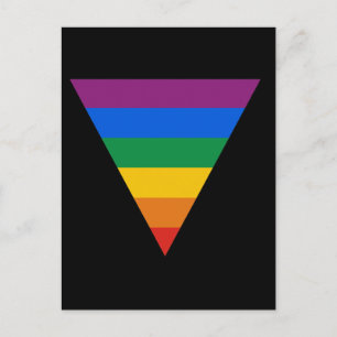 Gay Pride Triangle Postcard
