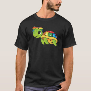 Gay Pride Turtle LGBT Q Cute Animal Rainbow Pride T-Shirt