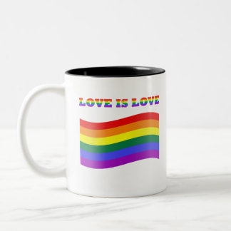 Gay Pride Two-Tone Coffee Mug