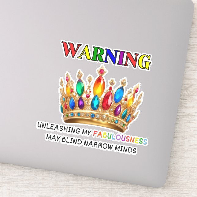 Gay Pride Warning (Detail)