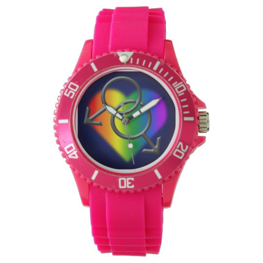 Gay Pride Watch Rainbow Love Wrist Watches & Gifts | Zazzle.co.uk