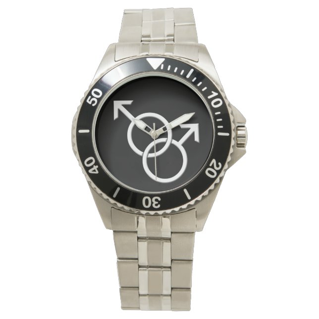 Gay Pride Watch Same-Sex Love Wrist Watches Gifts (Front)