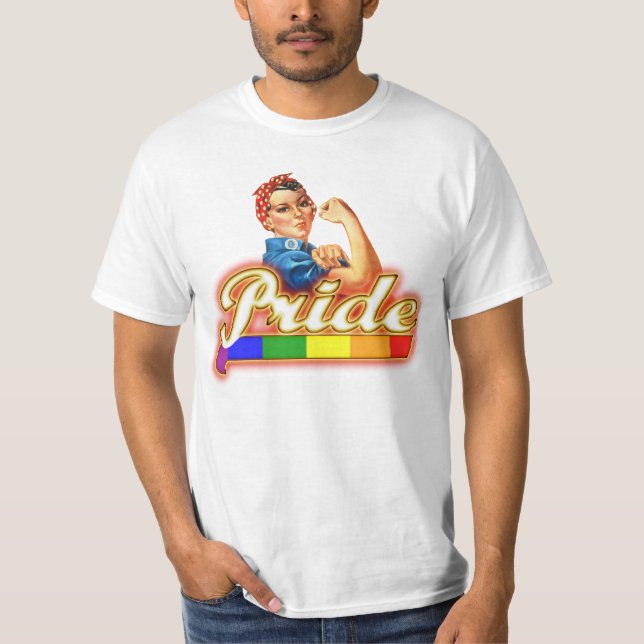 Gay Pride We can Do it With Pride T-Shirt (Front)