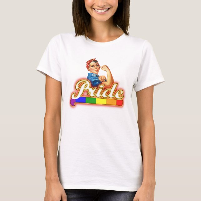 Gay Pride We can Do it With Pride T-Shirt (Front)