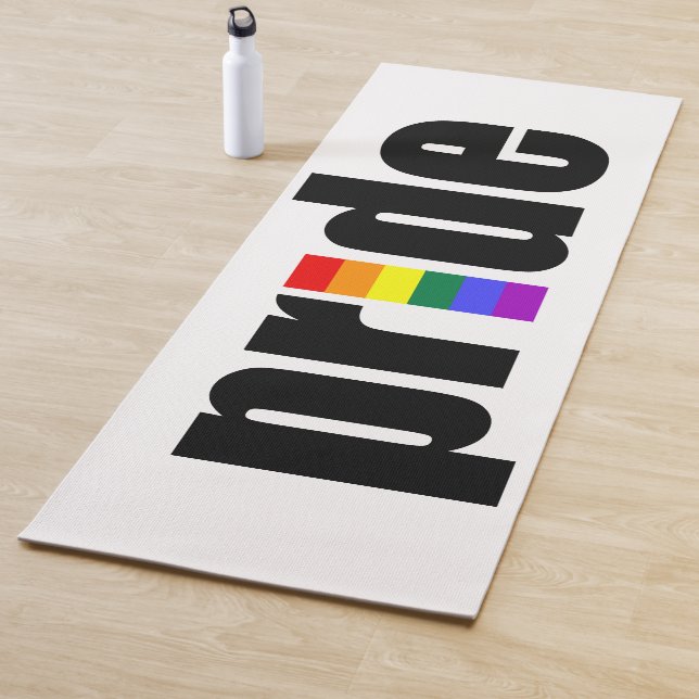 Gay Pride Yoga Mat (In Situ)