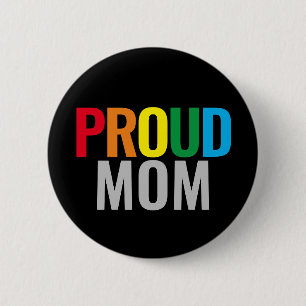 Gay Proud Mum 6 Cm Round Badge