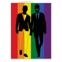 Gay Rainbow Couple from Bent Sentiments