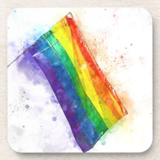Gay rainbow flag Coaster