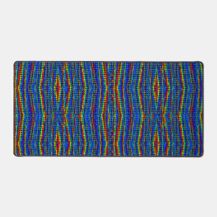 Gay Rainbow Flag Colours Geometric Design GLBTQ Desk Mat