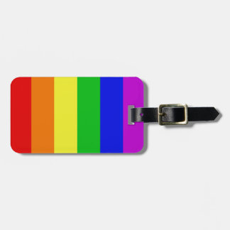 Gay Rainbow Luggage Tag