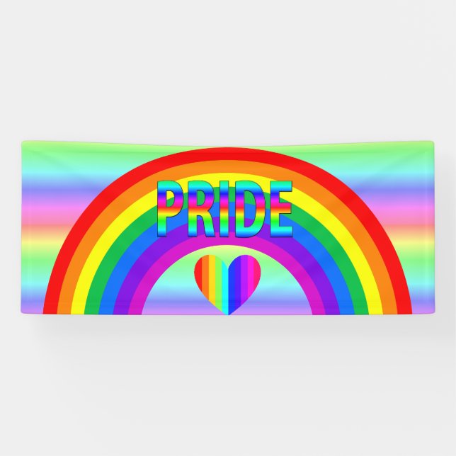 Gay Rainbow Pride Banner (Horizontal)