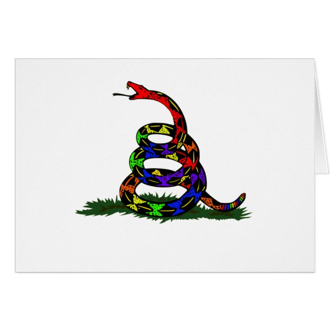 Gay Rainbow Snake (Front Horizontal)