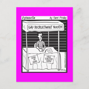 Gay Recruit Postcard