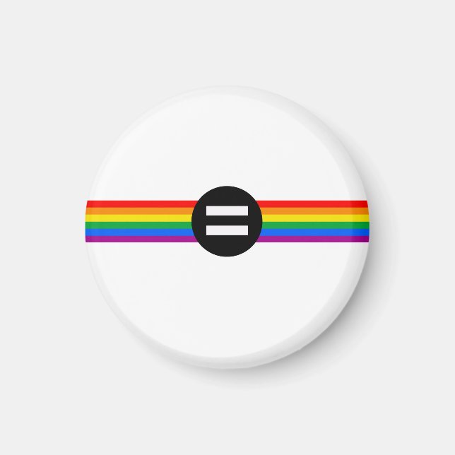 Gay Rights Flag Magnet (Front)