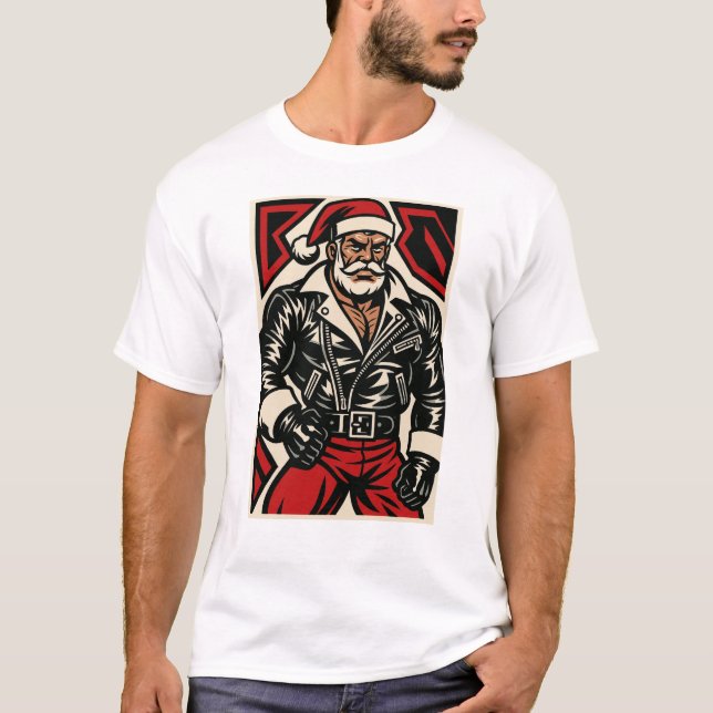 Gay Santa T-Shirt | Gay Pride Shirt for Men | LGBT (Front)