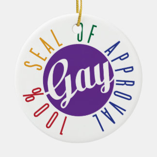 Gay Seal of Approval Ornament