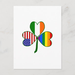 Gay Shamrock Postcard