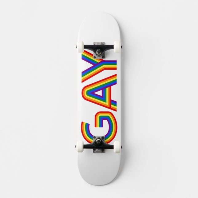 GAY SKATEBOARD (Front)