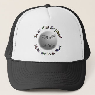 Gay Softball Trucker Hat