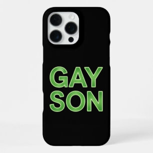 Gay Son Funny LGBTQ Pride iPhone 16 Pro Max Case