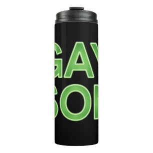Gay Son Funny LGBTQ Pride Thermal Tumbler