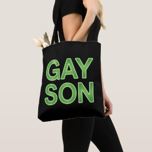 Gay Son Funny LGBTQ Pride Tote Bag