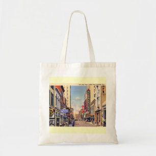 Gay Street, Knoxville, Tennessee Vintage  Style  Tote Bag