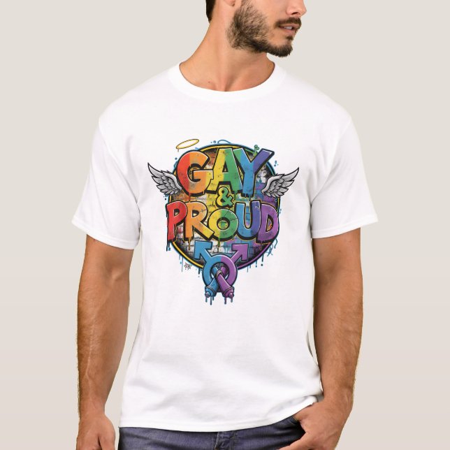 GAY STREET T-Shirt | Gay Pride for Men | LGBTQ (Front)
