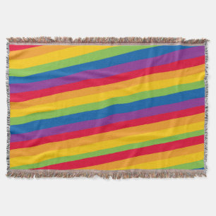 Gay Stripes Throw Blanket