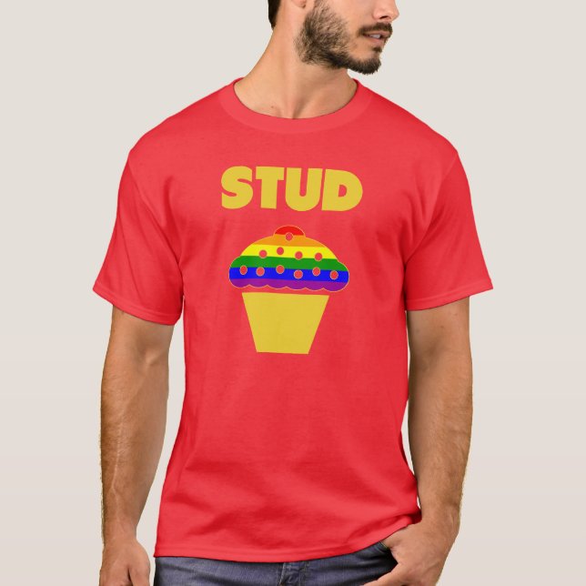 GAY STUD MUFFIN T-Shirt (Front)