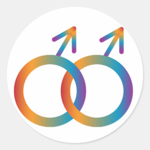 Gay symbol sticker
