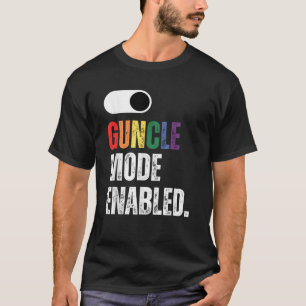 Gay uncle gamer guncle day LGBT novelty funny brot T-Shirt