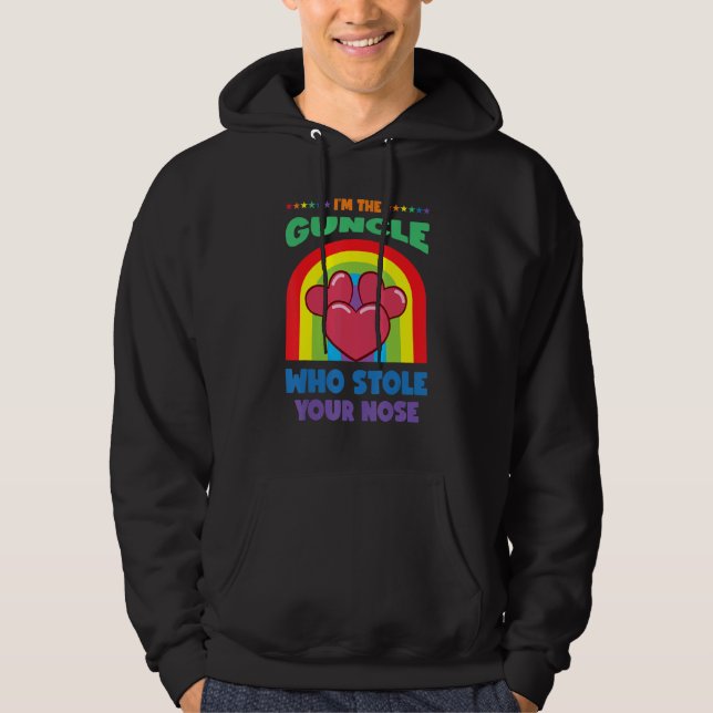 Gay Uncle Pride Guncle 11 Hoodie (Front)