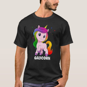 Gay Unicorn Gaycorn Pride Flag Lgbt Unicorn Pride  T-Shirt