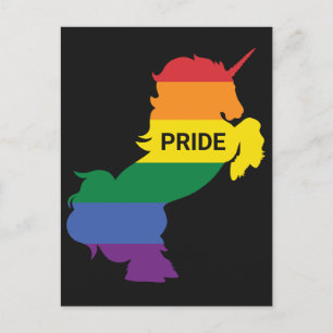 Gay Unicorn Postcard