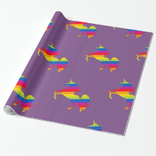 Gay Unicorn Wrapping Paper