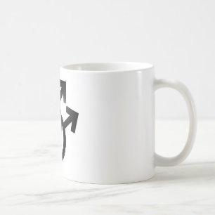 Gay Union Symbols, Mars, Male Couple, Marriage Coffee Mug