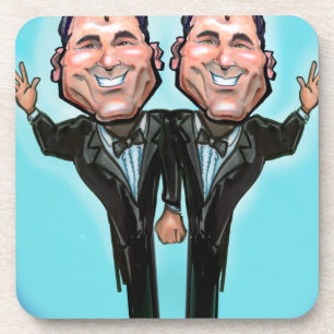 Gay Wedding Cake Dolls Coaster