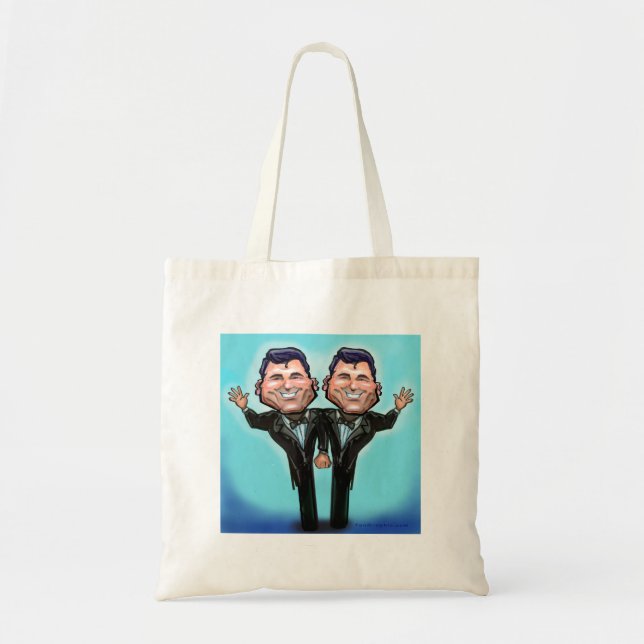 Gay Wedding Cake Dolls Tote Bag (Front)