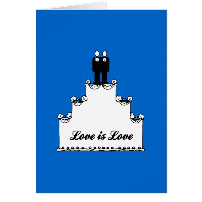 GAY WEDDING CAKE LOVE -.png (Front)