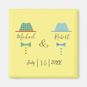 Gay Wedding Favor Magnet