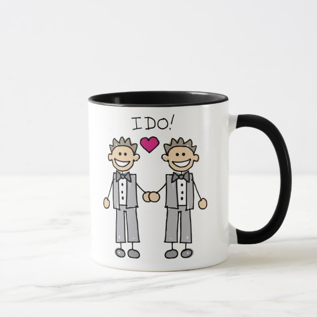 Gay Wedding Favours Mug (Right)